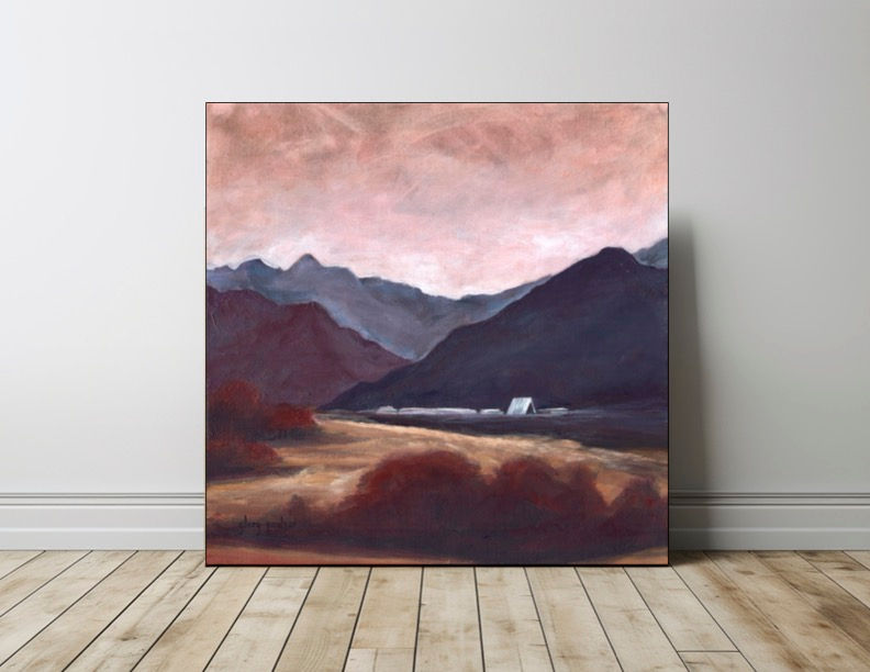Thumbnail: Original Artwork of USAFA "Time and Tradition" Oil Painting by Glory Paulson Fine Art Long Blue Line gift Air Force Academy