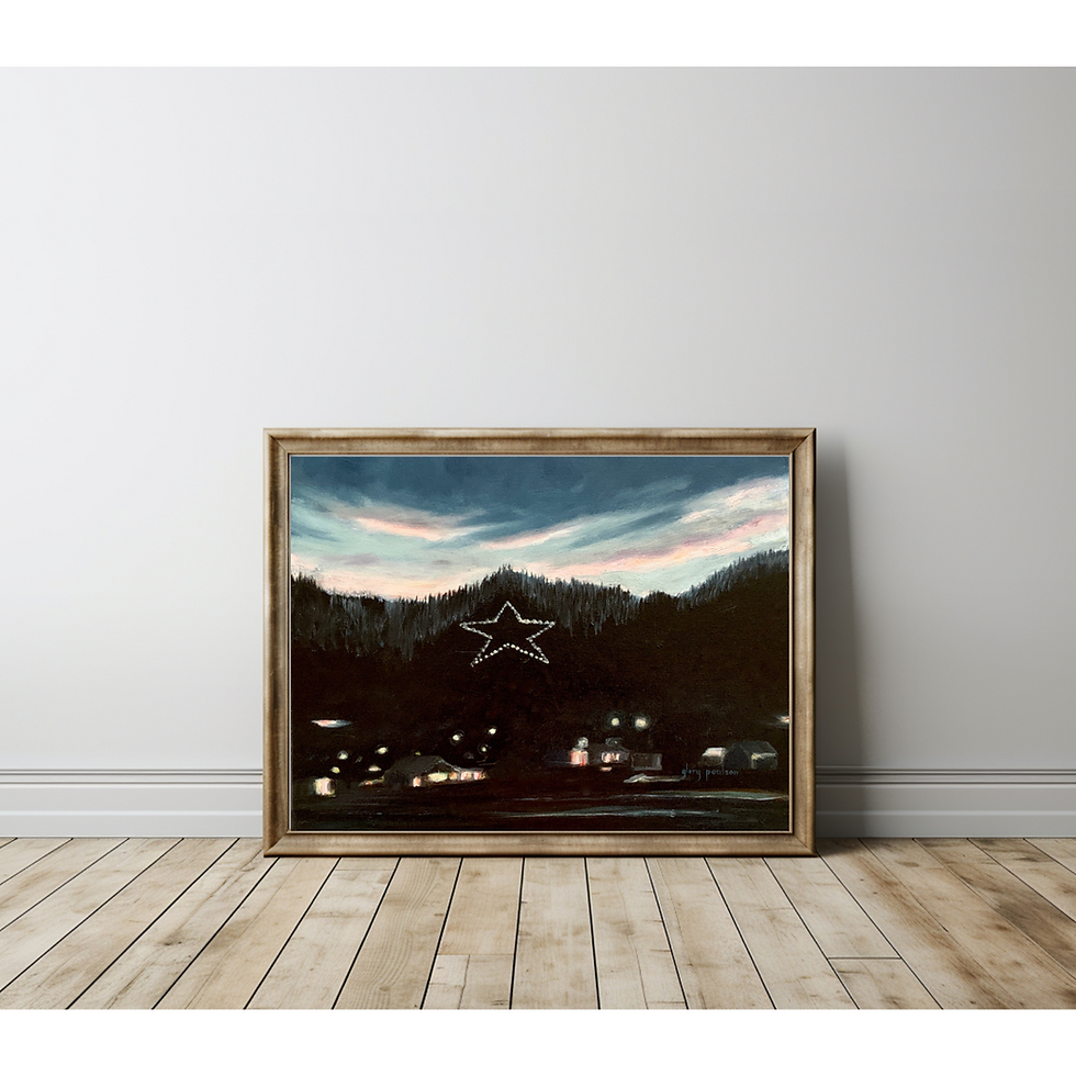 Thumbnail: Signed Print of "Palmer Lake Star, to Remember"