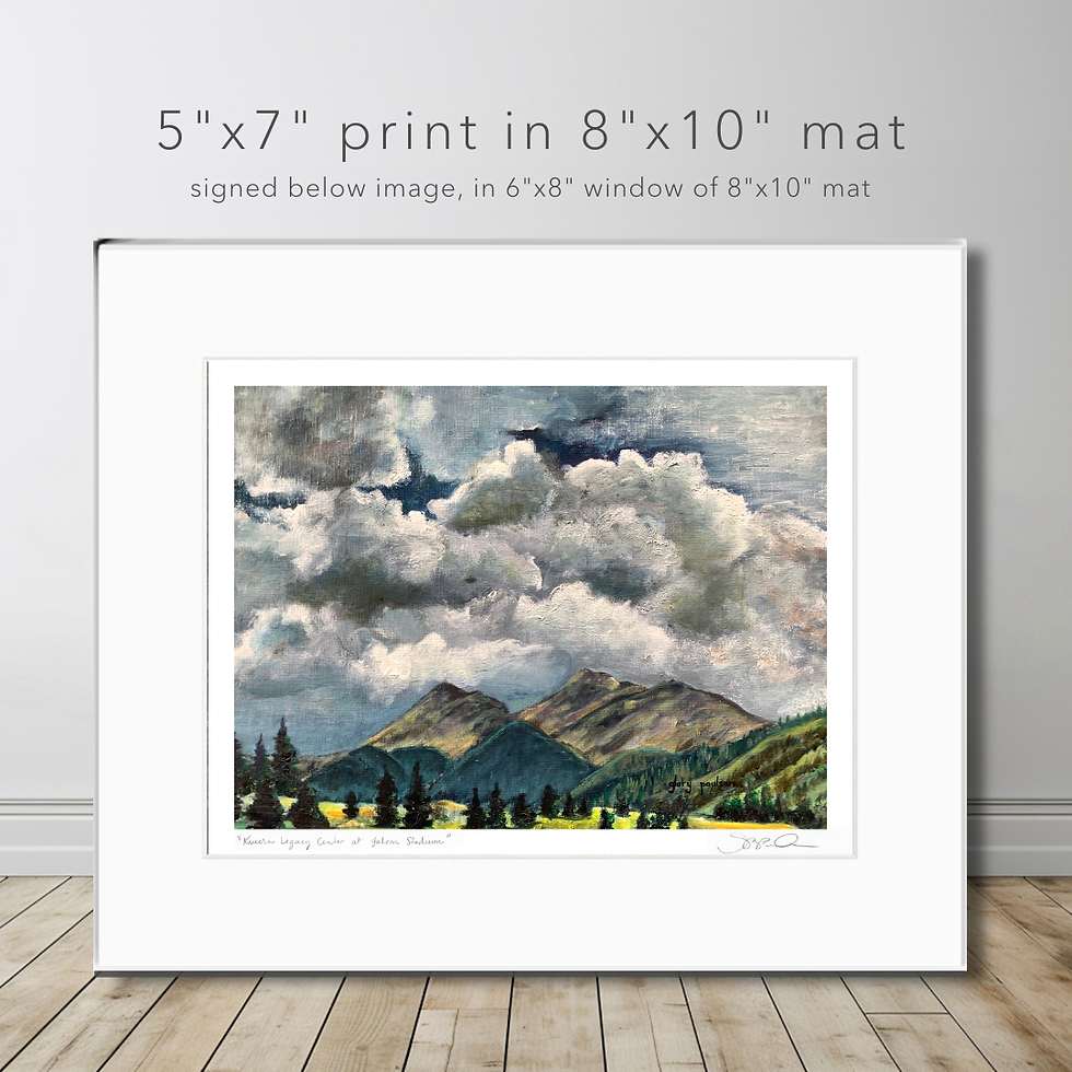 Thumbnail: Signed Print of "Afternoon at Mount Yale"