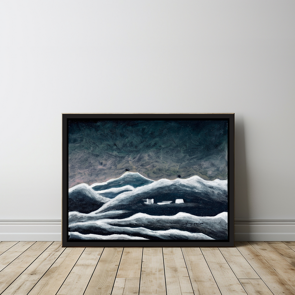 Thumbnail: Signed Print of "U.S. Air Force Academy in Silver"