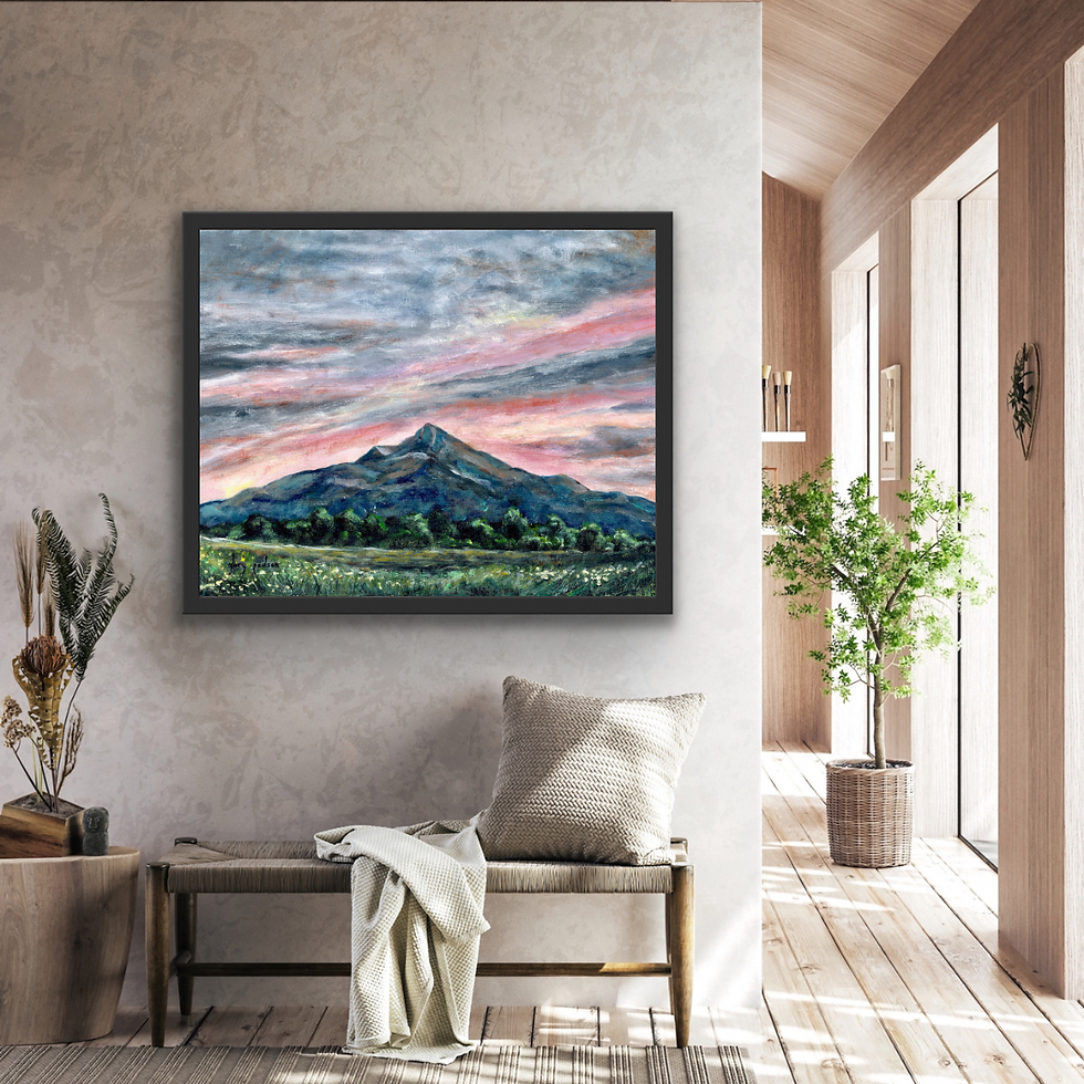 Thumbnail: Signed Print of "Sunset Skies at Lone Cone"