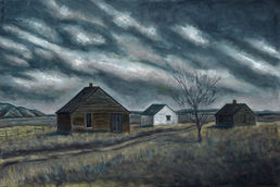 Three's a Crowd, oil painting by Glory Paulson