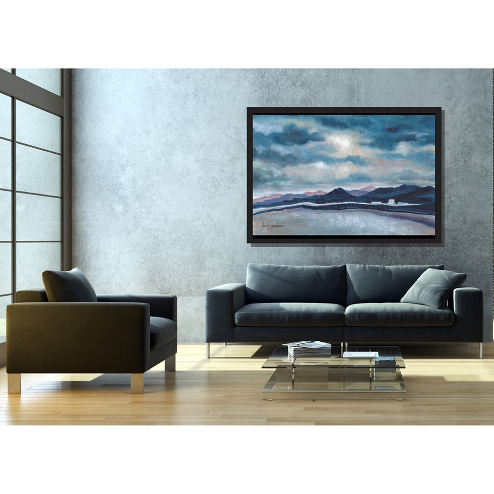 Thumbnail: Signed Print of "Silver Lining at the Air Force Academy"