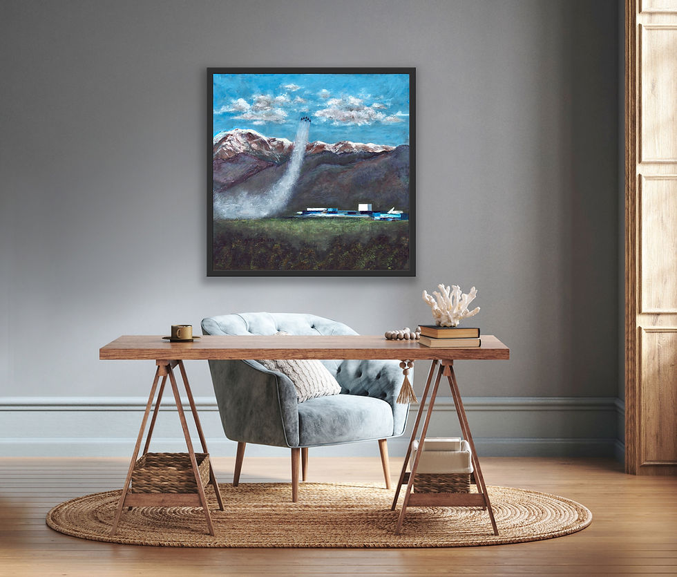 Thumbnail: Signed Print of "Sanctuary Pointe View" (US Air Force Academy)
