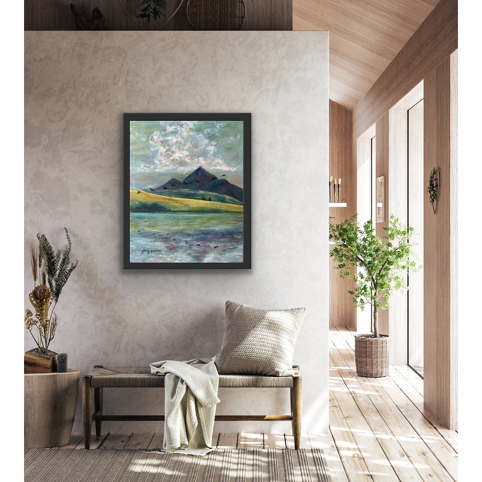 Thumbnail: Signed Print of "A Mountain Lake"