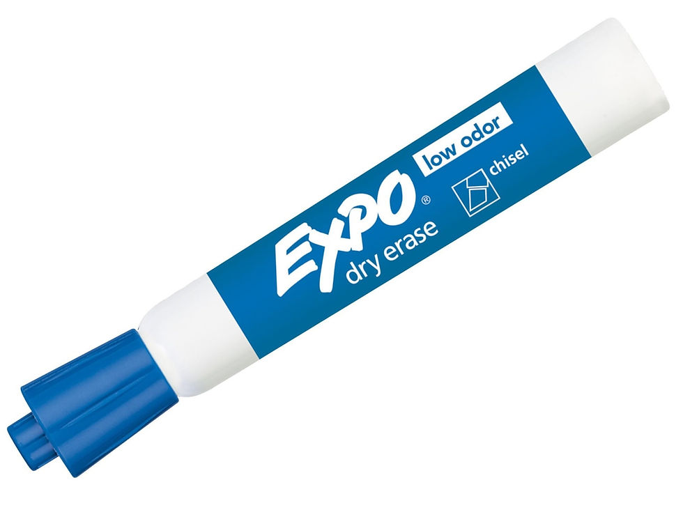 תמונה ממוזערת: ,טוש מחיק כחול Expo