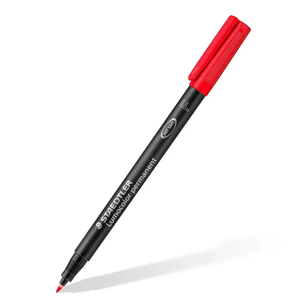 תמונה ממוזערת: טוש דק 0.6 מ''מ F לא מחיק STAEDTLER,מארז 10 יח'