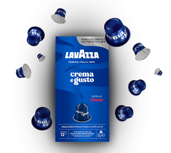 Thumbnail: קפסולות לוואצ'ה לנספרסו, סדרת Crema e Gusto דגם קלאסי