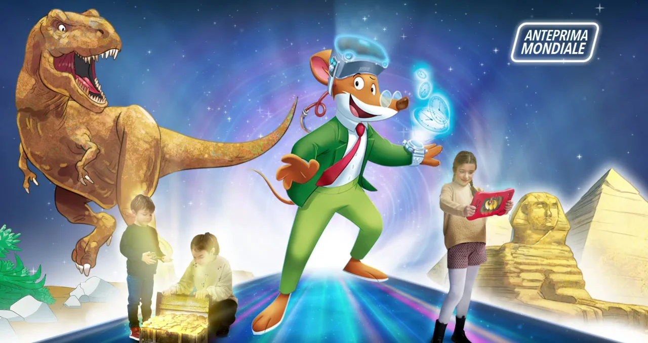 Geronimo Stilton live experience, #Geronimo Stilton Live Experience: una caccia al tesoro attraverso le ere