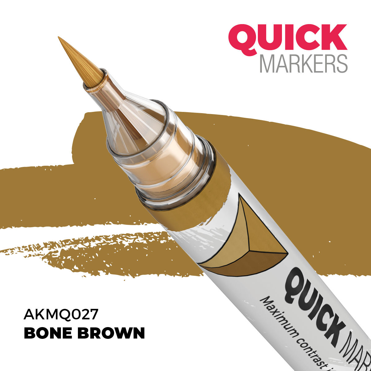 AKMQ027 BONE BROWN – QUICK MARKER