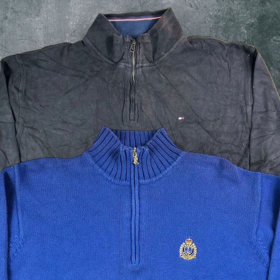 Thumbnail: RALPH LAUREN & TOMMY HILFIGER 1/4 ZIPS & CABLE KNIT JUMPERS