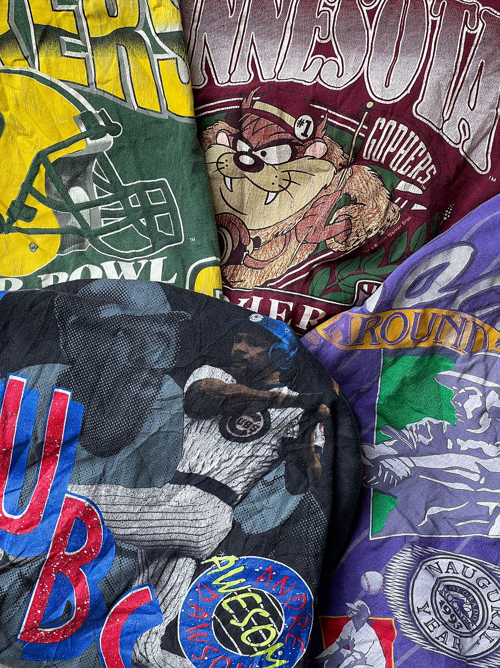 Thumbnail: VINTAGE PREMIUM USA PRO SPORT & COLLEGE SPORTS T-SHIRTS