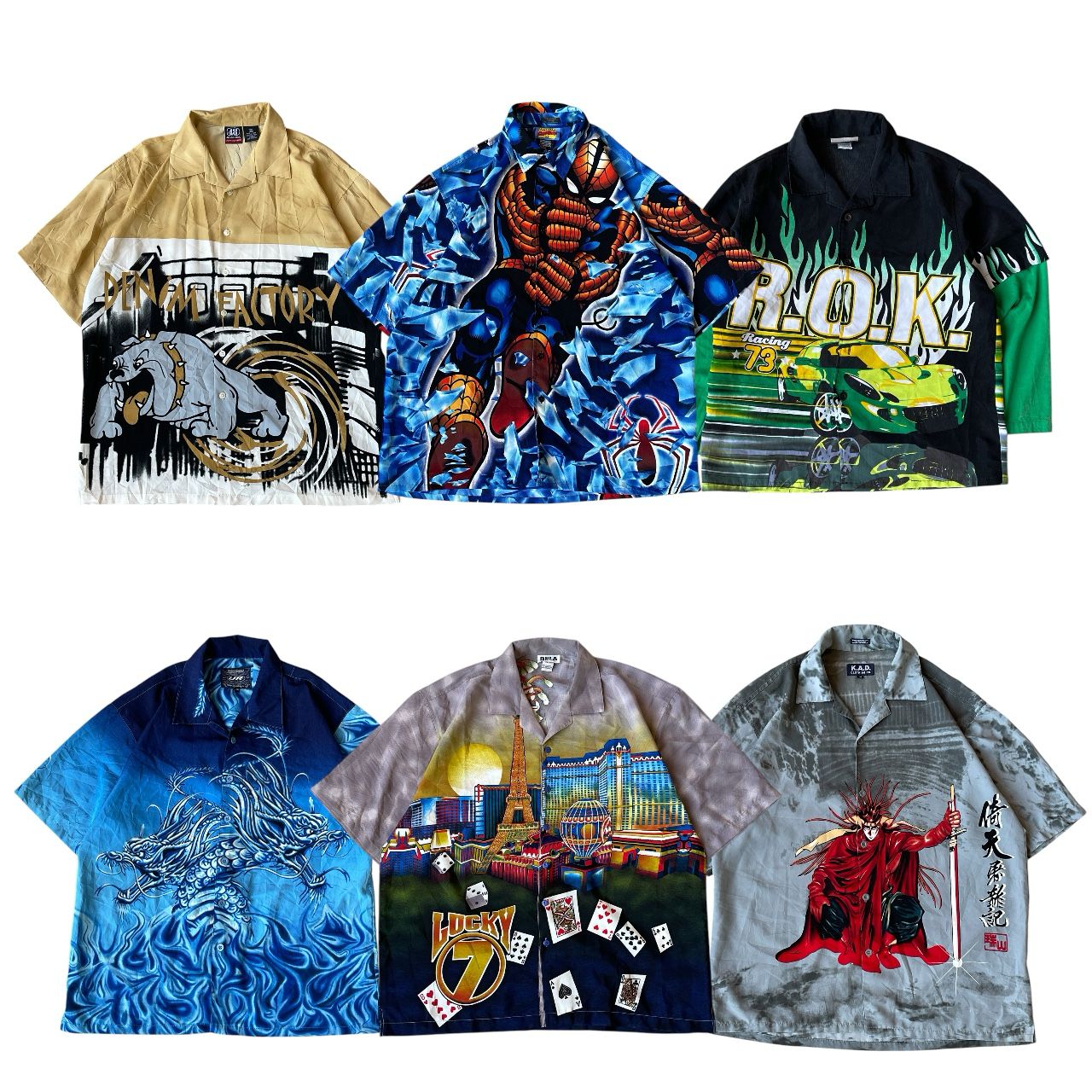 PREMIUM CRAZY PRINT, CASINO, BEER, ANIME, CARTOON, FLAMES, HIP HOP, CAR & MORE!