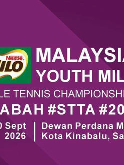 44th MILO Malaysia Junior & Cadet Table Tennis Championships 2026