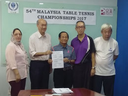 Results of Team Events Draw - 54th Malaysia Table Tennis Championships 2017