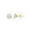 Thumbnail: 1.00ctw Three Prong Diamond Martini Studs Screw Backs
