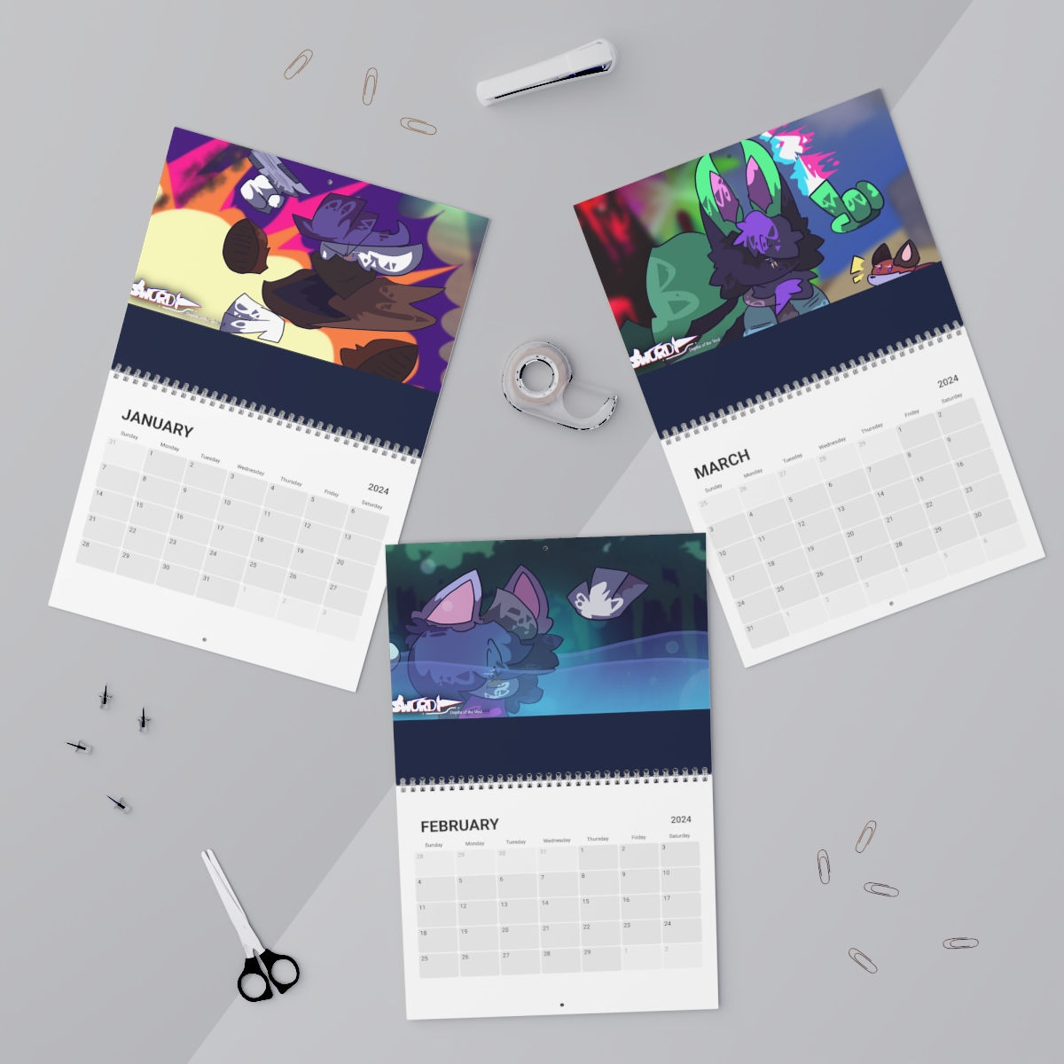 Sword: DOTV Promotional Art Calender (2024)