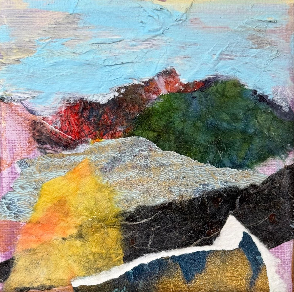 Daydream, collage 4x4