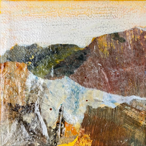 Crest, collage, 4x4