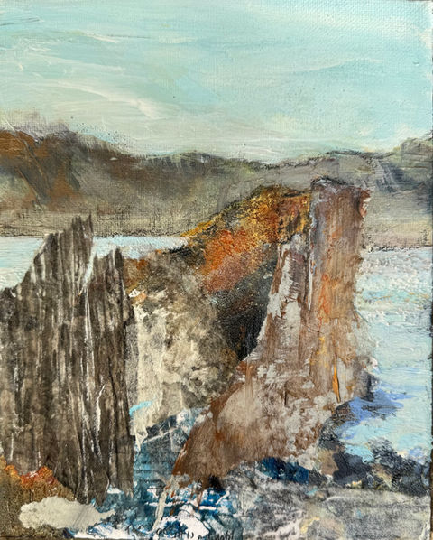 Good things come in small packages! View landscapes, botanicals, and collage works that are 9 x 12 or smaller.