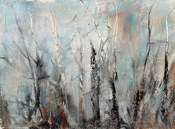 Dreams of Tomorrow, acrylic, 9 x 12