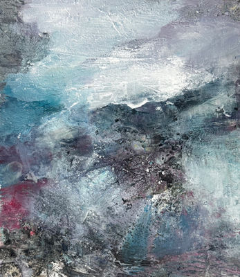 Camille Kouyoumdjian Break of Day acrylic 10x8.5