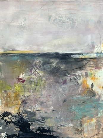 Vital Elements, mixed media 18 x 24