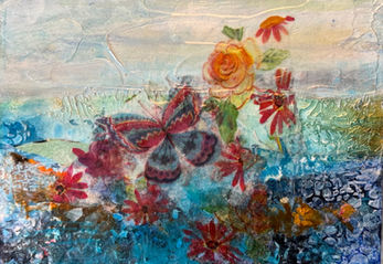 Sea Change, 5x7 on cradled Panel