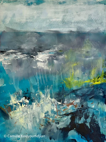 Seabird's Wings, acrylic 18x24