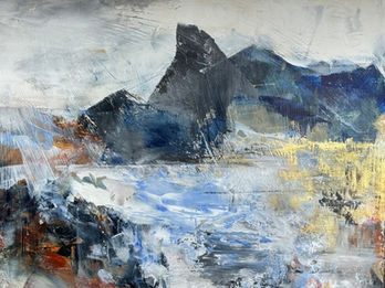 The Precipice, acrylic, 16x20