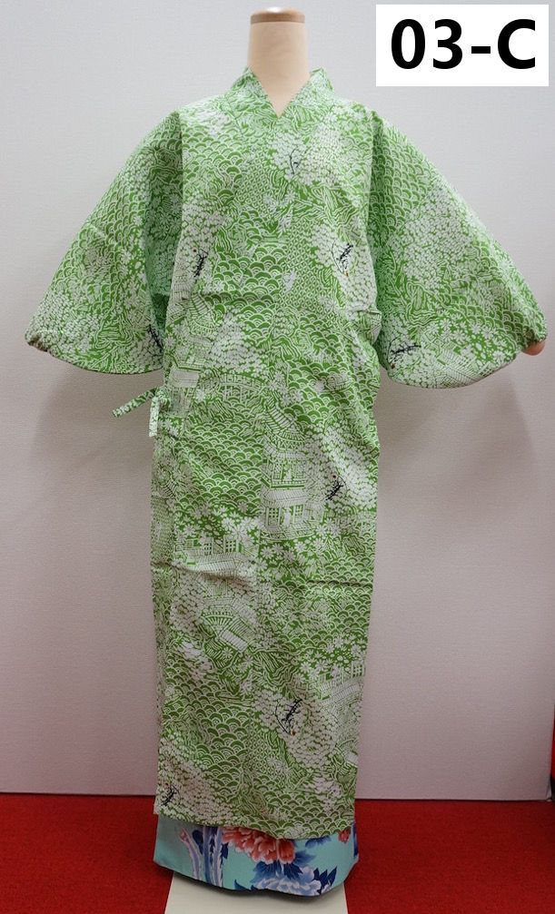 サムネイル： Kimono coat (lightweight)　03-山水