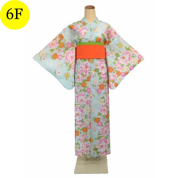 サムネイル： Easy to put on Yukata (casual summer kimono)（ぼたん）