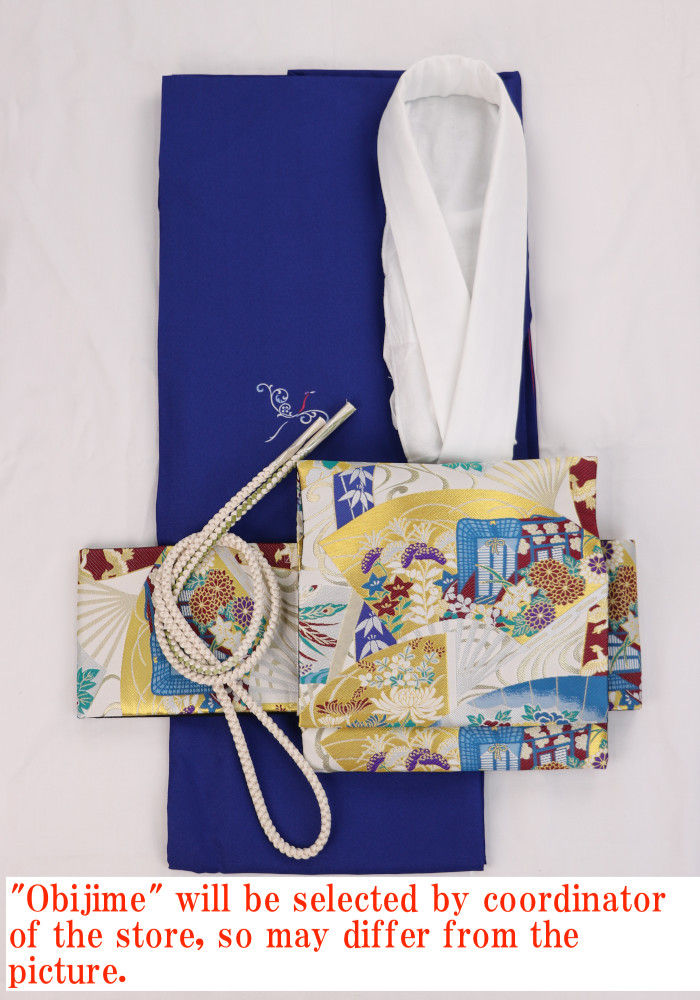 サムネイル： Kimono that anyone can easily put on by themselves.（錦舞鶴-瑠璃）