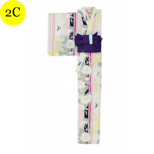 サムネイル： Easy to put on Yukata (casual summer kimono)（初恋）