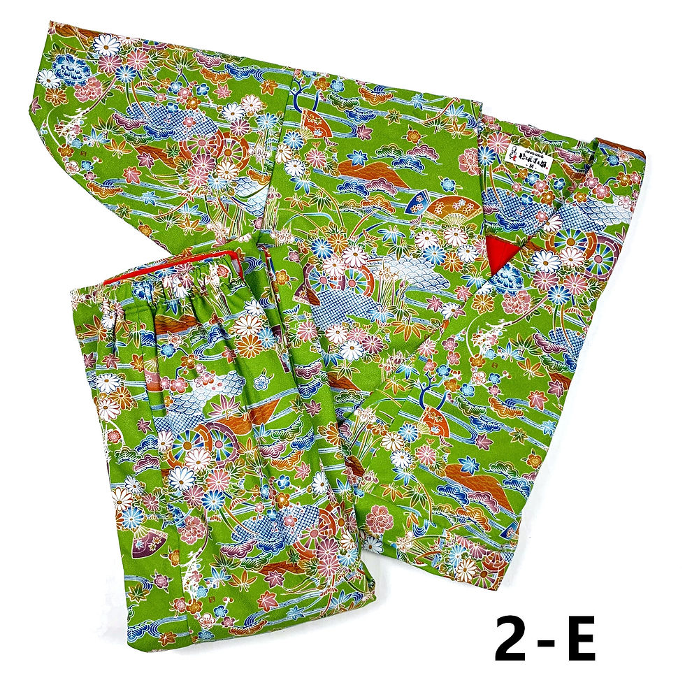 サムネイル： Separated-style Kimono with a fleece lining　02-菊華仙