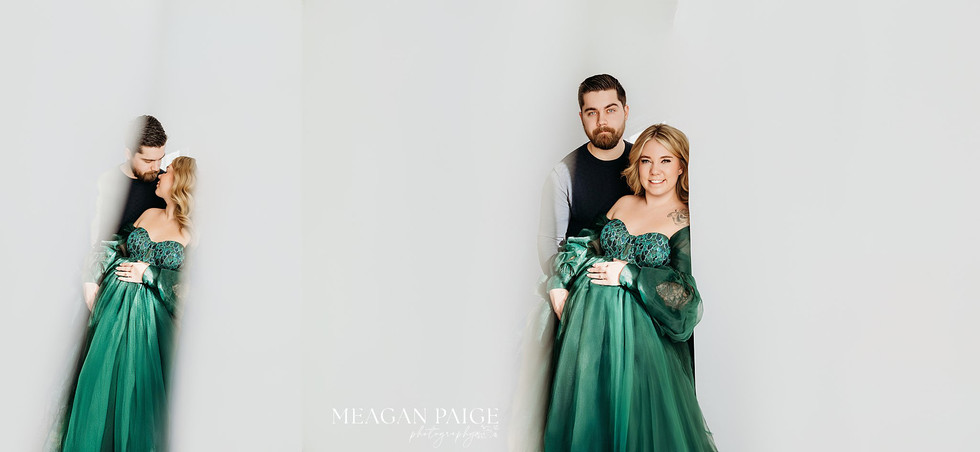 Studio Maternity Session - Meagan Paige Photography