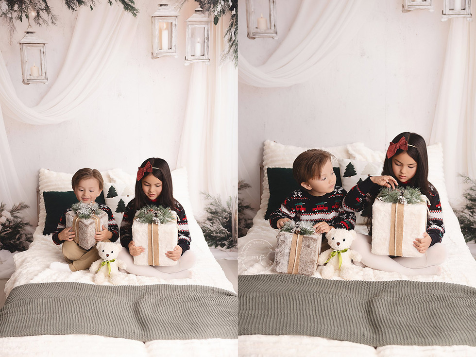 Calgary + Airdrie AB Christmas Mini Sessions - Meagan Paige Photography - Christmas Train