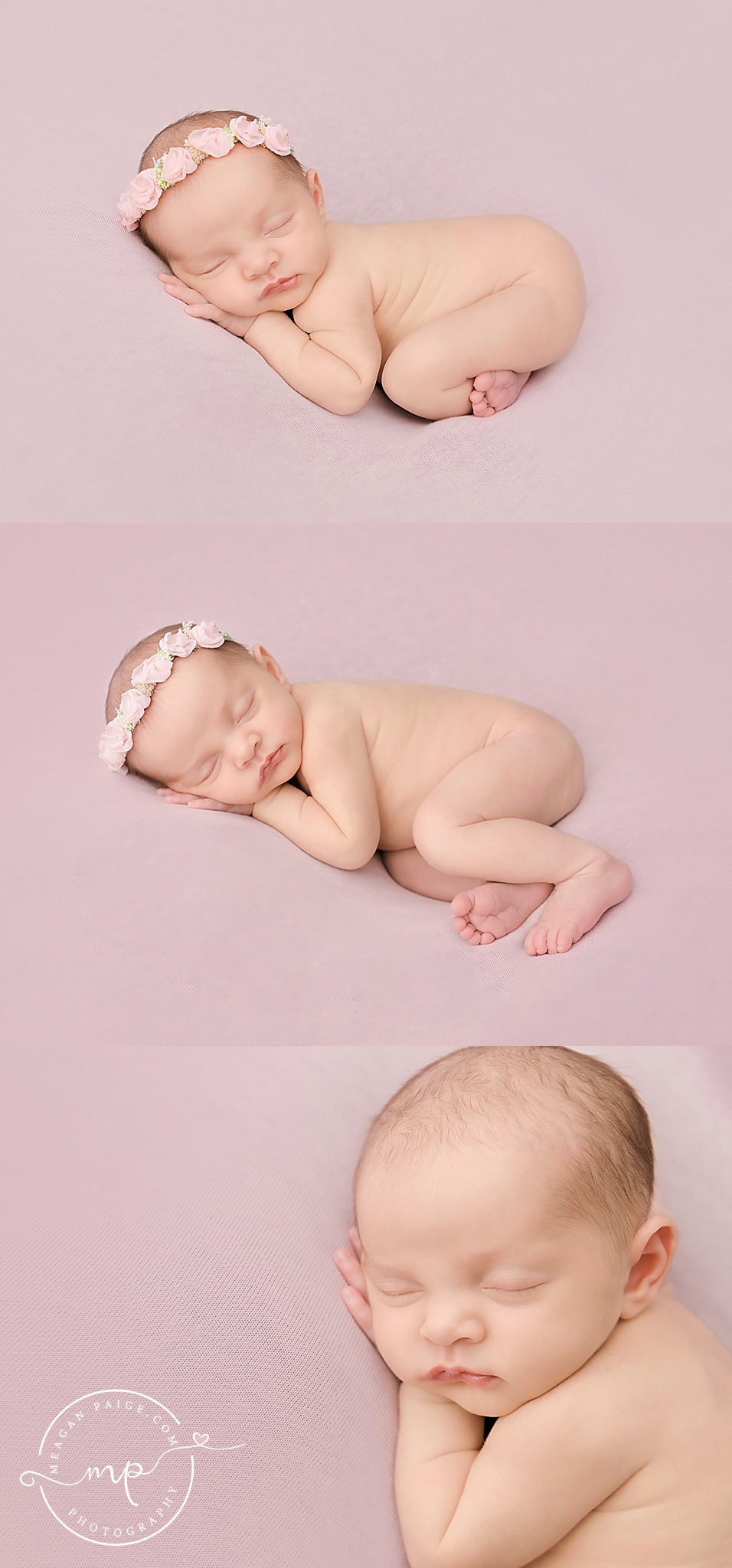 Calgary Newborn Photographer - Baby Girl - Meagan Paige Photography