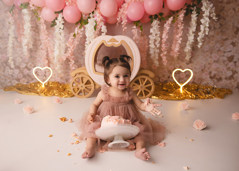 Cake Smash Themes - Meagan Paige Photography - Airdrie and Calgary Photographer