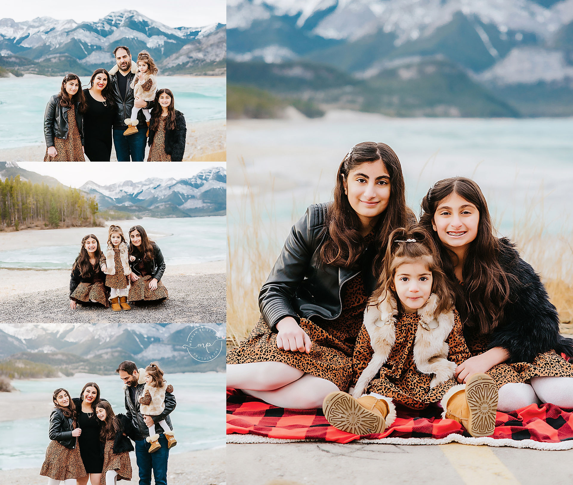 Barrier Lake Winter Family Session - Meagan Paige Photography