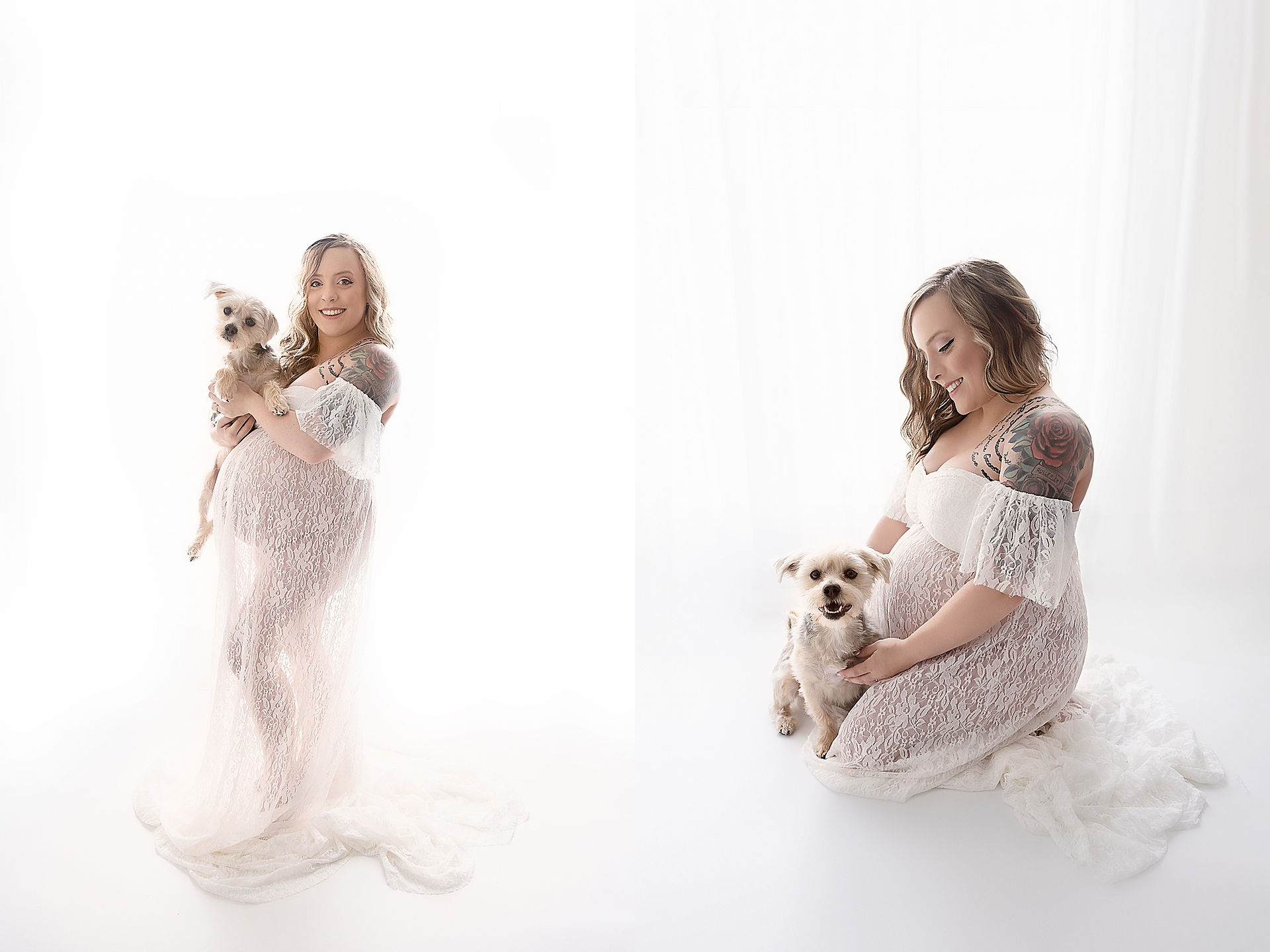 Meagan Paige Photography - Studio Maternity Session - Airdrie, AB