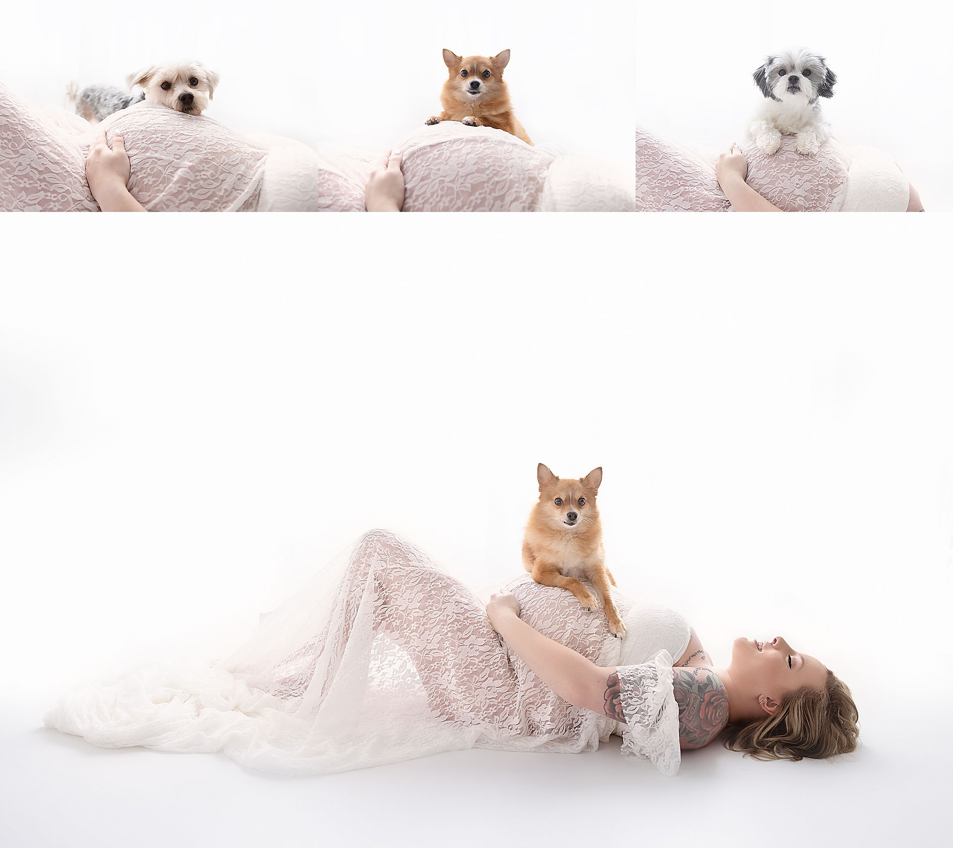 Meagan Paige Photography - Studio Maternity Session - Airdrie, AB
