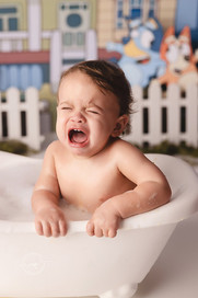 Jasper's Bluey Inspired Cake Smash - Airdrie Birthday Photographer