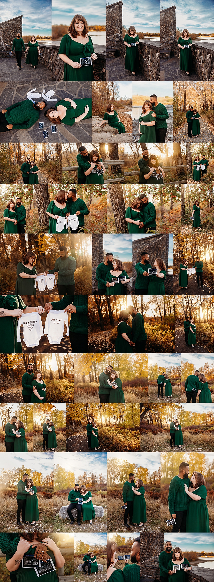 Shelvin + Mikaela's Baby Announcement | Airdrie and Calgary Maternity Photographer