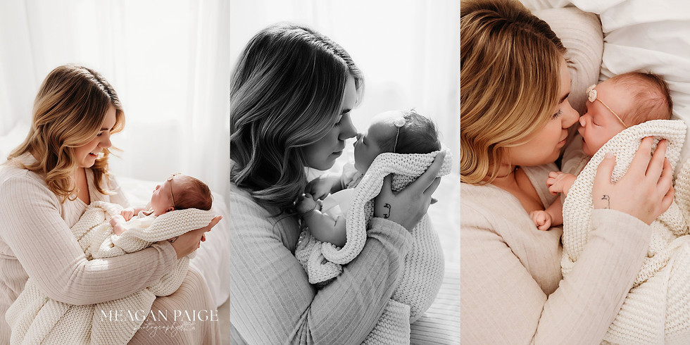 Cozy Family Newborn Session | Airdrie + Calgary Baby Photographer
