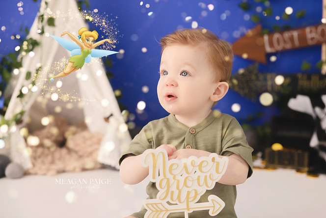 Teddy Bear Mountain Cake Smash Themes - Meagan Paige Photography - Airdrie and Calgary Photographer