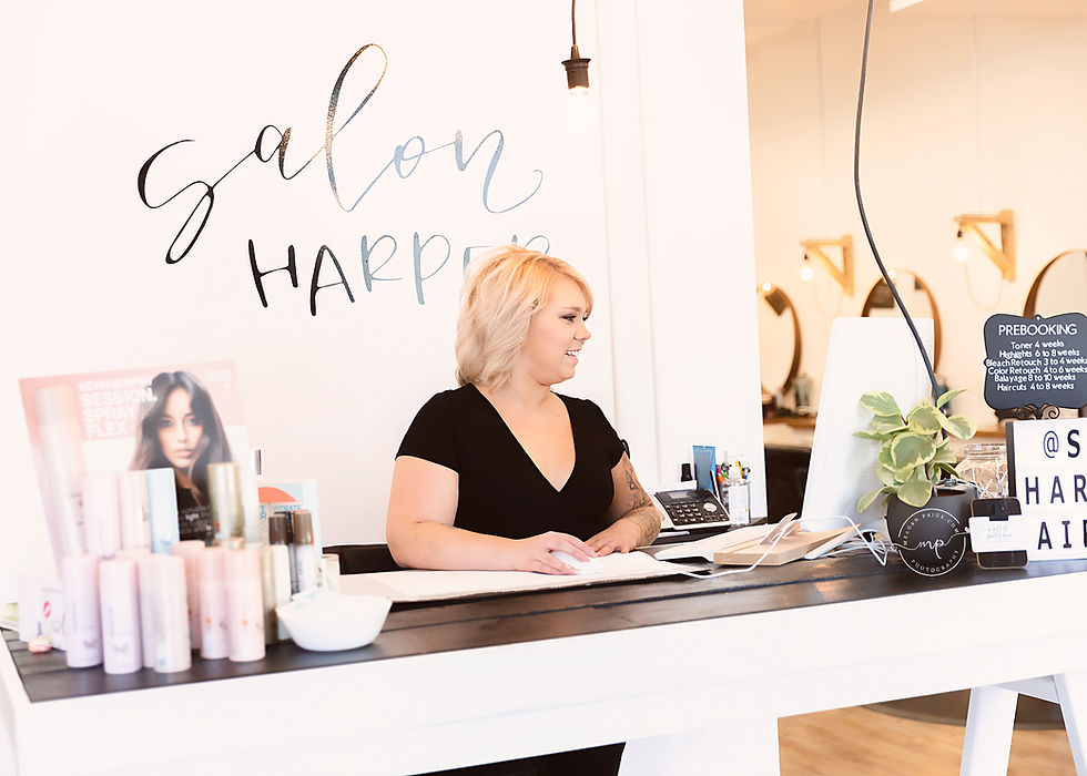 Business Branding Photography - Hairstylist - Airdrie - Meagan Paige Photography