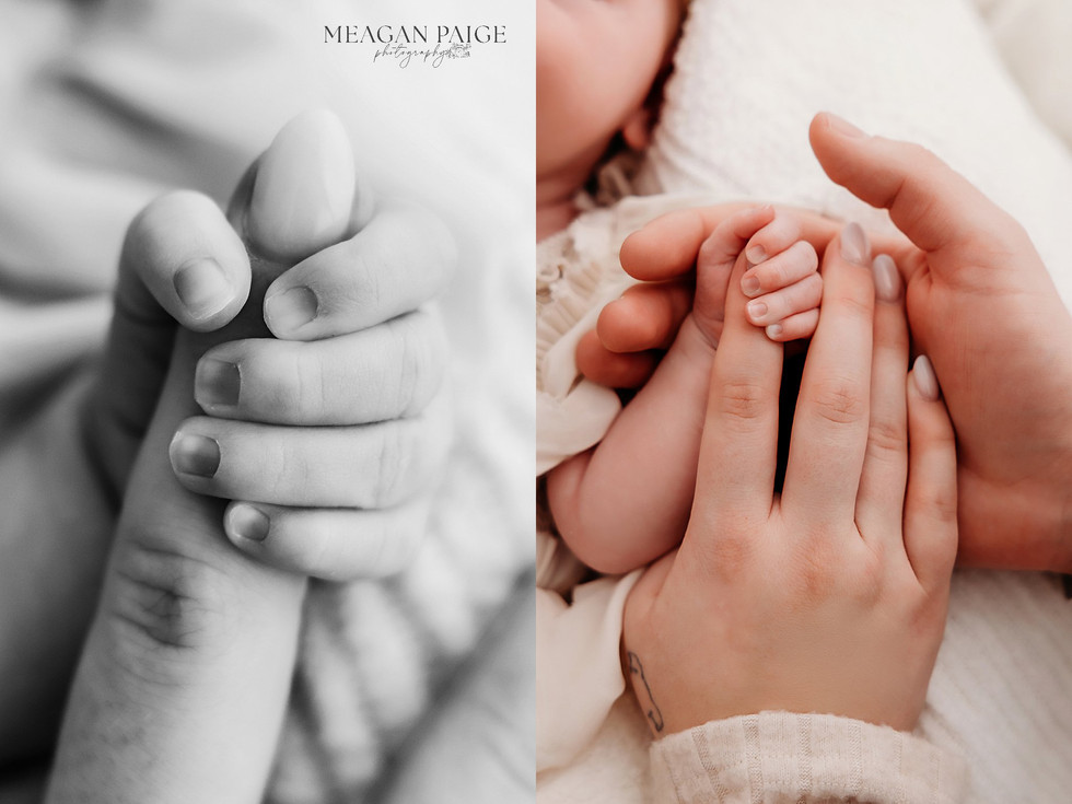 Cozy Family Newborn Session | Airdrie + Calgary Baby Photographer