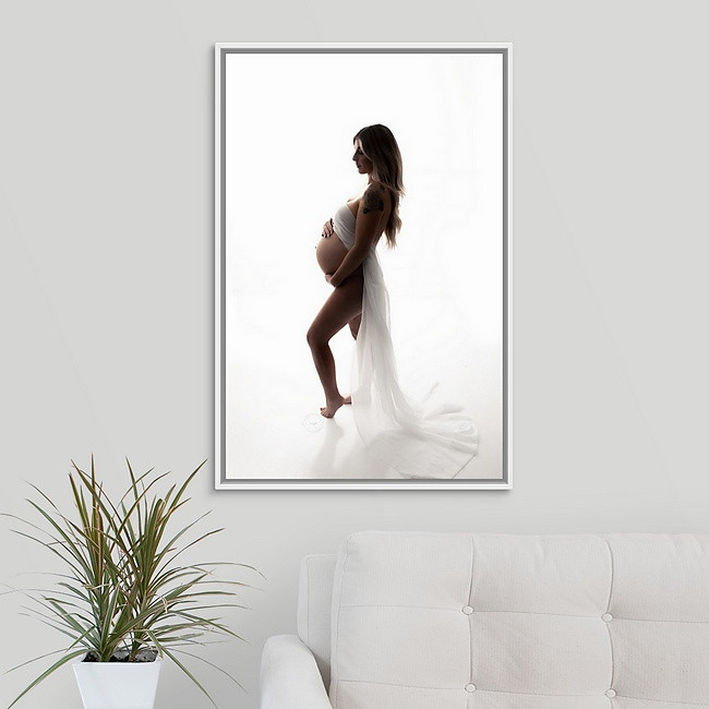 Black and White Newborn/Maternity Photo Session - Meagan Paige Photography - CALGARY AB