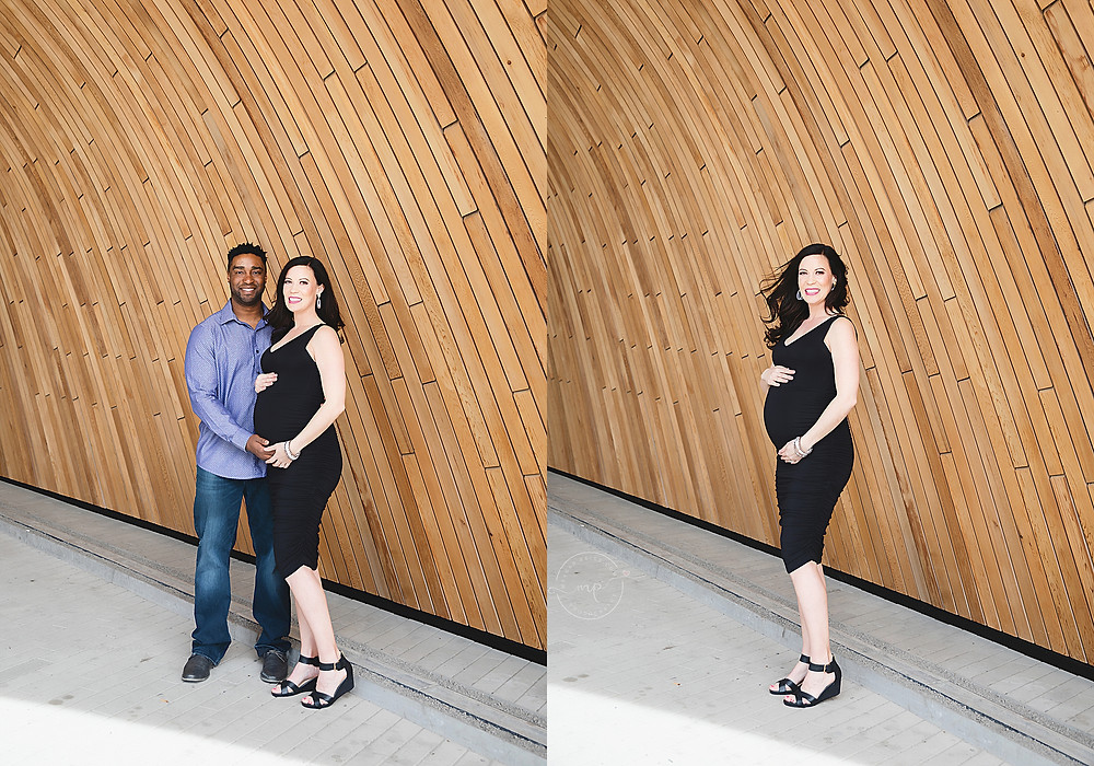 Downtown Maternity Session - Calgary Central Library - Meagan Paige Photography